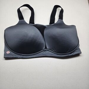 LIVI Women Sports Bra 40G Black Lightly Lined Wireless Adjustable Straps